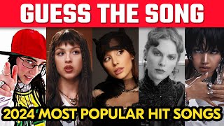 Guess the Song  Most Popular Songs of 2024  Music Quiz [upl. by Rhodes194]