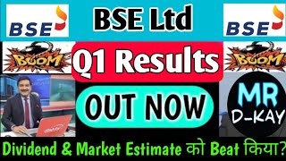 BSE share latest news 🔥BSE Q1 Results 2025  bse share price target bse share news [upl. by Acnairb]