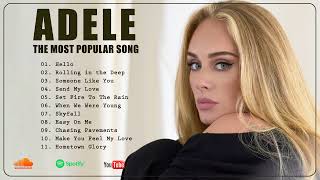 ADELE Best Playlist  ADELE Audio Tracks  ADELE Popular Playlist [upl. by Ahseined486]