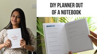 DIY Planner Out of A Notebook  Easy and Affordable Planner DIY [upl. by Phio174]