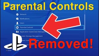 PS4 How to REMOVE Parental Controls NEW EASY [upl. by Lasorella]