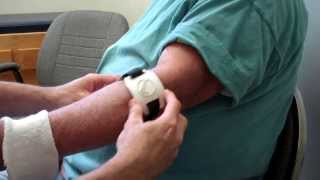 Tennis elbow How to apply BandIt forearm brace for lateral epicondylitis [upl. by Mil771]