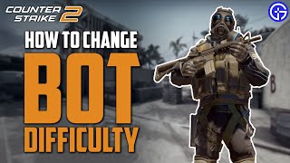 How to Change Bot Difficulty in CS2 CSGO 2 Guide [upl. by Htes]