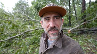 Storm Came through the Farm Hurricane Helene [upl. by Jung]