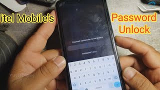 How to Unlock Pattern Password Pin Lock Itel Mobiles Without Pc by Waqas Mobile [upl. by Shanleigh]