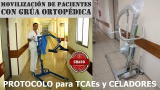 Protocolo de Movilización de Pacientes con Grúa Ortopédica para TCAEs y Celadores [upl. by Harden793]