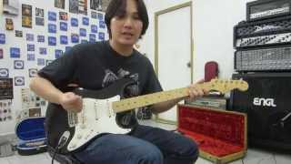 อโอ๋ลองเสียงกีตาร์ 2000 Fender Eric Clapton Stratocaster Guitar With Noiseless Pickup Clean Sound [upl. by Bittencourt]