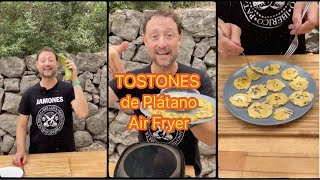 TOSTONES 😋 EN LA FREIDORA DE AIRE Air Fryer 👍🏻  GUILLE RODRIGUEZ [upl. by Carlyn770]