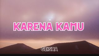 geisha karena kamu lirik  cover by Dcmd versi rock [upl. by Eladnor]