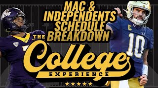 MAC amp Notre Dame 2024 Schedule Release Breakdown  The College Football Experience [upl. by Gala]