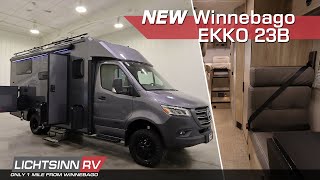 New Winnebago EKKO 23B Selenite Full Body Paint on the MercedesBenz AWD Chassis LichtsinnRVcom [upl. by Bert843]