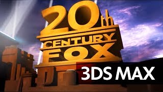 3D Max 20th Century Fox Intro [upl. by Nonnel]