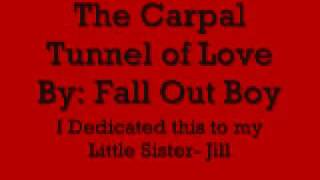 The Carpal tunnel of Love Fall Out boy lyrics [upl. by Levana]