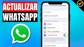 Como ACTUALIZAR WHATSAPP en IPHONE 2024  Tutorial Paso a Paso [upl. by Penland]