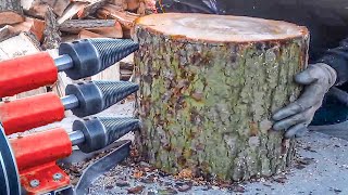 Amazing Dangerous Homemade Firewood Processing Machines in Action [upl. by Fishman]