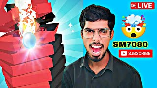 🤯 Stack Ball  LIVE🔴 Game shorts live🍁ShahrukhSM7080 [upl. by Walling]