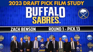 Buffalo Sabres NHL Draft Pick Film Review with Zach Benson Anton Wahlberg and Maxim Strbak [upl. by Dorison]