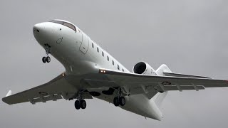 4Kᵁᴴᴰ Bombardier Challenger 604 Swiss Air Force Takeoff Departure  RIAT Fairford [upl. by Kcirdorb]