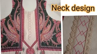 Neck design for dressBina cut lagaye Patti banane ka tarikaFront Patti Neck Kurta Patti Neck [upl. by Vite69]