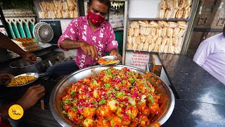 Most Unique Bhav Nagar Chaat Bhungra Batata Rs 25 Only l Bhavnagar Street Food [upl. by Keithley]