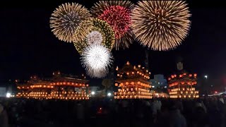 2023年12月3日 秩父夜祭 大祭 8 秩父神社御旅所 御神幸行列・団子坂曳上・六基揃え [upl. by Jemima]