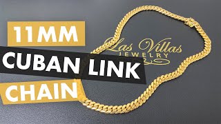 11mm Miami Cuban link Chain from Las Villas Jewelry [upl. by Siurad]