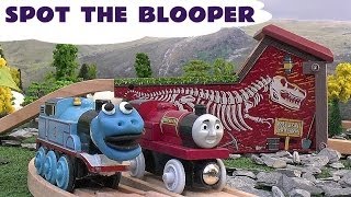 Thomas The Train Wooden Railway Spot The Blooper Fun Game [upl. by Solenne]