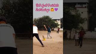 Fall of all 6 wickets 💯🙆 cricket jabalpur shorts wickets [upl. by Eniksre]