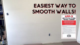 Smooth your walls and get rid of texture without skim coating  Great for wainscoting or wallpaper [upl. by Enirehtacyram]