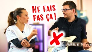 Comment éviter douleurs et blessures à la guitare  conseils de kiné [upl. by Myrna]