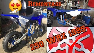 Zinzin préparation Vlog La moto à riri  Yamaha 250 WRZ 1995 Mètamorphosis [upl. by Idnew]