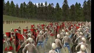 Rome Total War The Battle of PAULERSPURY Watling Street English Version [upl. by Mikiso453]