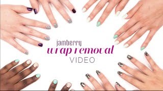 Jamberry  Official Wrap Removal Video [upl. by Llennej]