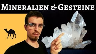 Mineralien und Gesteine  Was ist der Unterschied Und welche Gesteinsarten gibt es  Tobias Huhn [upl. by Pitts654]