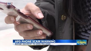 Honolulu Police warn of scam spoofing station numbers [upl. by Kellie749]