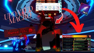 UPDATED MACRO IGRIS BOSS EVENT MACRO  Anime Vanguards [upl. by Ashlee]