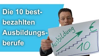 Ausbildungsberufe Die 10 BESTBEZAHLTEN bis 4540 Euro Realschulabschluss  Hauptschulabschluss [upl. by Aibar472]