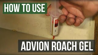 How To Use Advion Roach Bait Gel Eliminate German Roaches [upl. by Ahel]