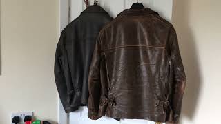 Indy jacket Leather Comparison [upl. by Engen]