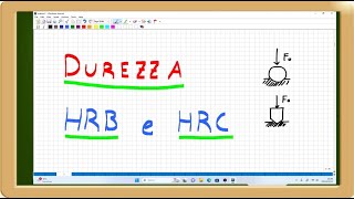 Durezza HRB e HRC dei materiali [upl. by Dowski]