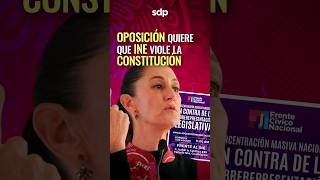 MORENA no 😤 tiene SOBREREPRESENTACIÓN en CONGRESO oposición quiere VIOLAR CONSTITUCIÓN😱 SHEINBAUM [upl. by Brentt]