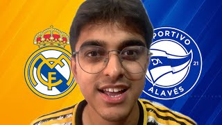 REAL MADRID V ALAVES LALIGA LIVE REACTION [upl. by Noreen382]