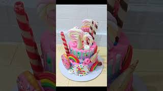 Candyland theme cake 🎂themedcake cake homemadecake shorts foryou [upl. by Sibbie]