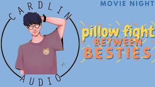 ASMR Voice Pillow Fight Between Besties M4A Movie Night Confession [upl. by Lajib]