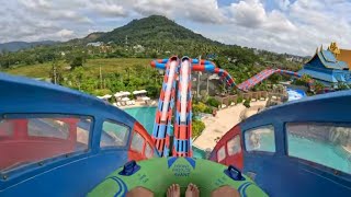 WILD Angels Slides at Andamanda Phuket Thailand [upl. by Llemmart]