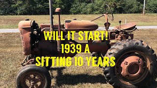 Starting the Farmall A [upl. by Nwonknu]