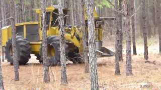 Logging operation in west central Georgia [upl. by Ellednahs38]