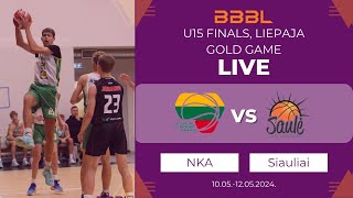 NKAI Hegelmann Litauen 2009 vs Siauliai 2009  BBBL Boys U15 Final Stage  FINAL GAME [upl. by Berkin]