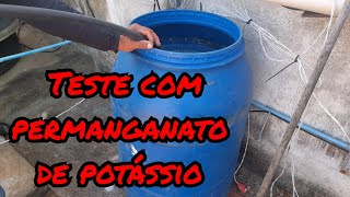 Teste com permanganato de potássio [upl. by Esinned]