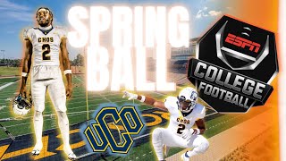 Day In The Life COLLEGE FOOTBALL PLAYER  D2 Edition University of Central Oklahoma  Spring Game [upl. by Ardeha756]